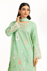 3PC Cambric Embroidered Suit IPSTD-55081