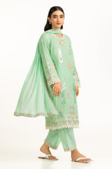 3PC Cambric Embroidered Suit IPSTD-55081