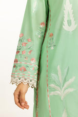 3PC Cambric Embroidered Suit IPSTD-55081