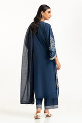 3PC Cambric Embroidered Suit IPSTD-55082