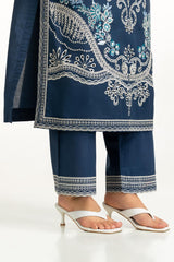 3PC Cambric Embroidered Suit IPSTD-55082