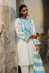 3PC Cambric Embroidered Suit IPSTD-77102