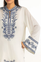 3PC Cambric Embroidered Suit IPSTD-77439