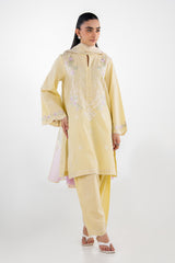 3PC Cambric Embroidered Suit IPSTD-77536