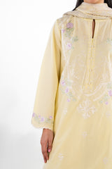 3PC Cambric Embroidered Suit IPSTD-77536