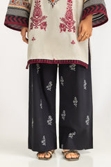 3PC Cambric Embroidered Suit With Printed Scarf IPST-SCF-77406