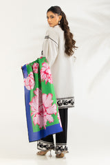 3PC Cambric Embroidered Suit With Scarf IPST-SCF-77408