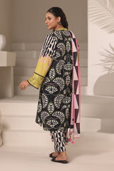 3PC Cambric Printed Suit