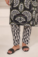 3PC Cambric Printed Suit