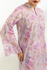 3PC Cambric Printed Suit With Embroidered IPSTD-77174