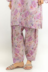 3PC Cambric Printed Suit With Embroidered IPSTD-77174