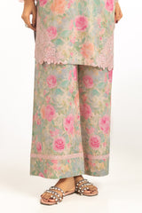 3PC Cambric Printed Suit With Embroidered IPSTD-77176