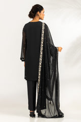 3PC Chiffon Embroidered Suit IPSTD-55214