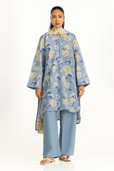 3PC Corduroy Printed Suit IUSTKSD-1402