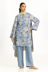 3PC Corduroy Printed Suit IUSTKSD-1402