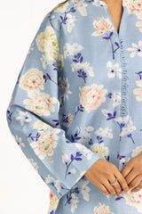 3PC Corduroy Printed Suit IUSTKSD-1402