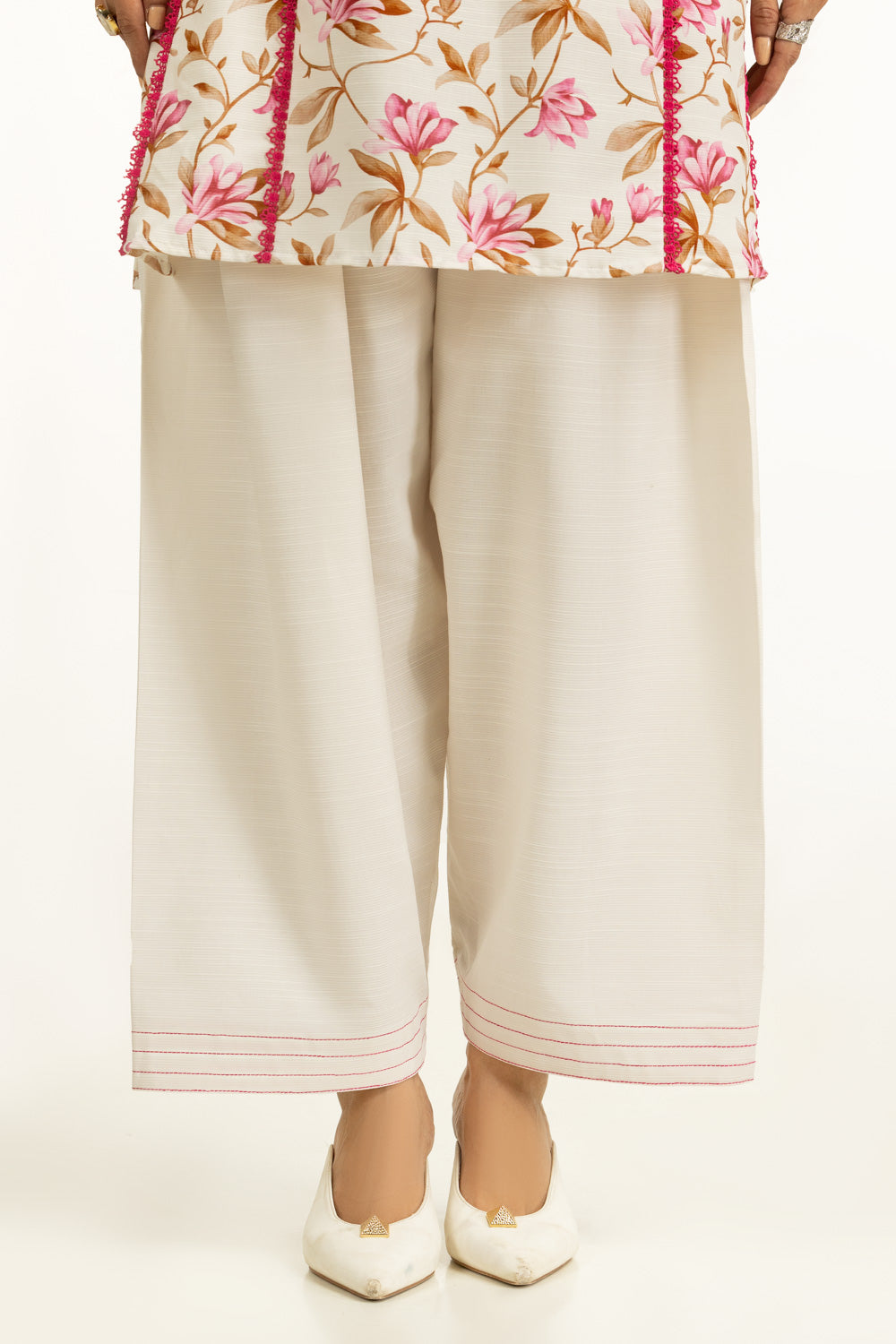 3PC Corduroy Printed Suit