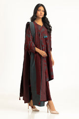 3PC Cotton Viscose Jacquard Suit IUSTKSD-1422