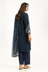 3PC Denier Jacquard Embroidered Suit IPSTD-44443