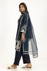 3PC Denier Jacquard Embroidered Suit IPSTD-44443