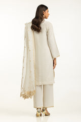 3PC Denier Jacquard Embroidered Suit IPSTD-44445