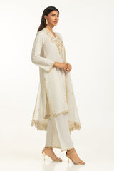 3PC Denier Jacquard Embroidered Suit IPSTD-44445