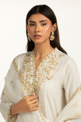 3PC Denier Jacquard Embroidered Suit IPSTD-44445