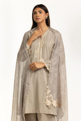 3PC Denier Jacquard Embroidered Suit IPSTD-44446