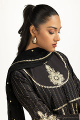 3PC Denier Jacquard Embroidered Suit IPSTD-44447