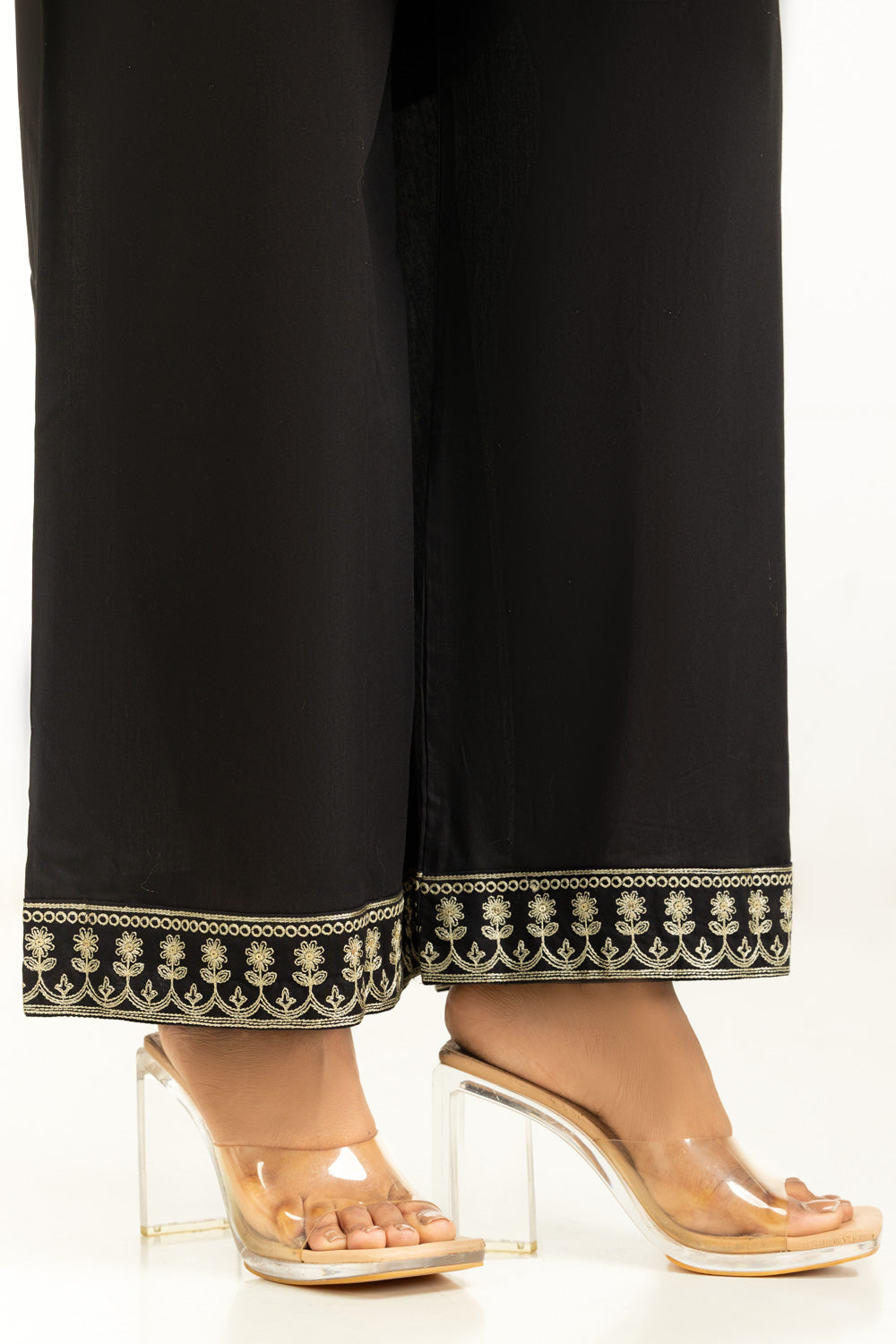 3PC Denier Jacquard Embroidered Suit