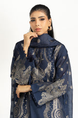 3PC Dyed Jacquard Suit IUSTKSD-1215