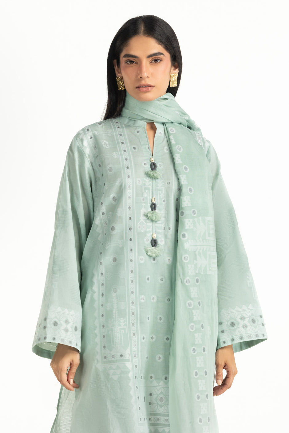 3PC Jacquard Dyed Suit