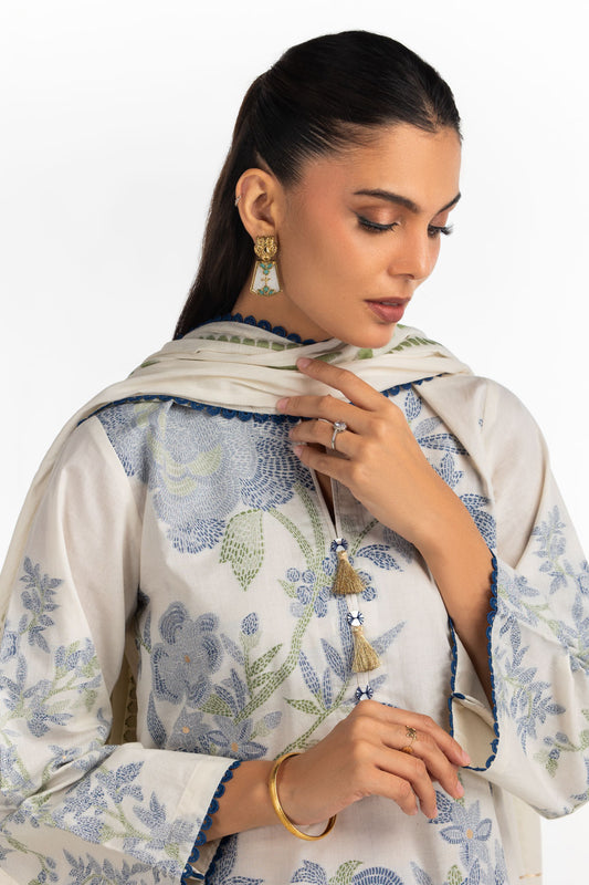 3PC Jacquard Dyed Suit IUSTKSD-2190