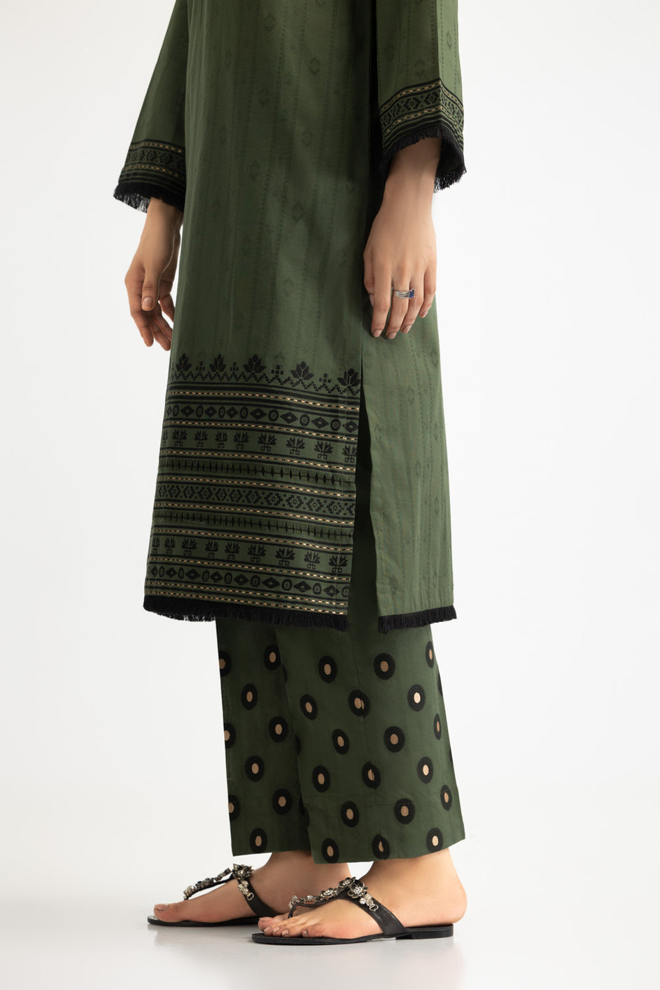 3PC Jacquard Dyed Suit