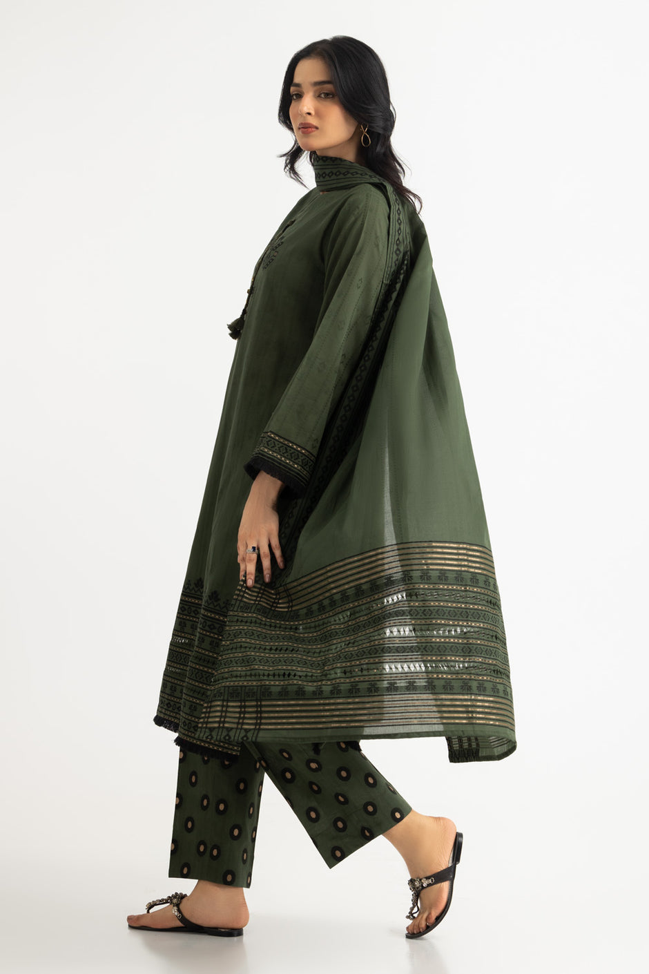 3PC Jacquard Dyed Suit
