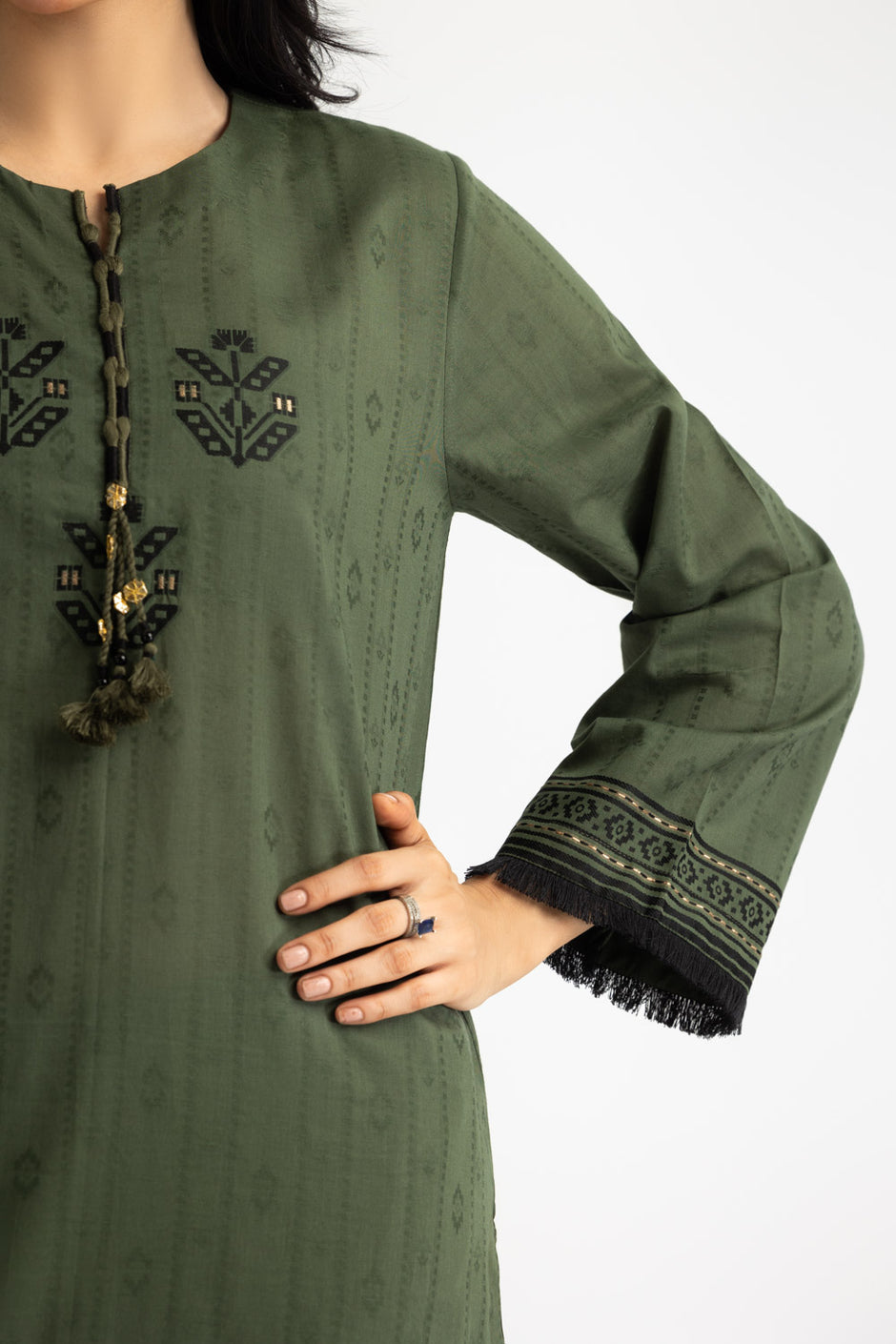 3PC Jacquard Dyed Suit