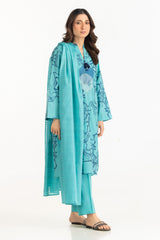 3PC Jacquard Embroidered Suit IUSTKSD-2174