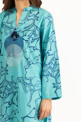 3PC Jacquard Embroidered Suit IUSTKSD-2174