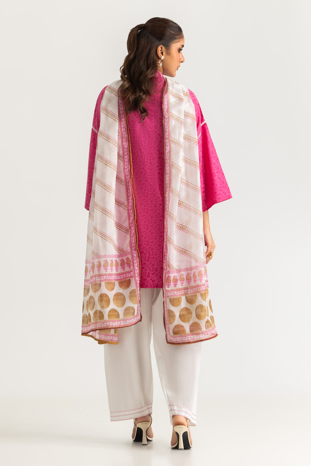3PC Jacquard Printed Suit