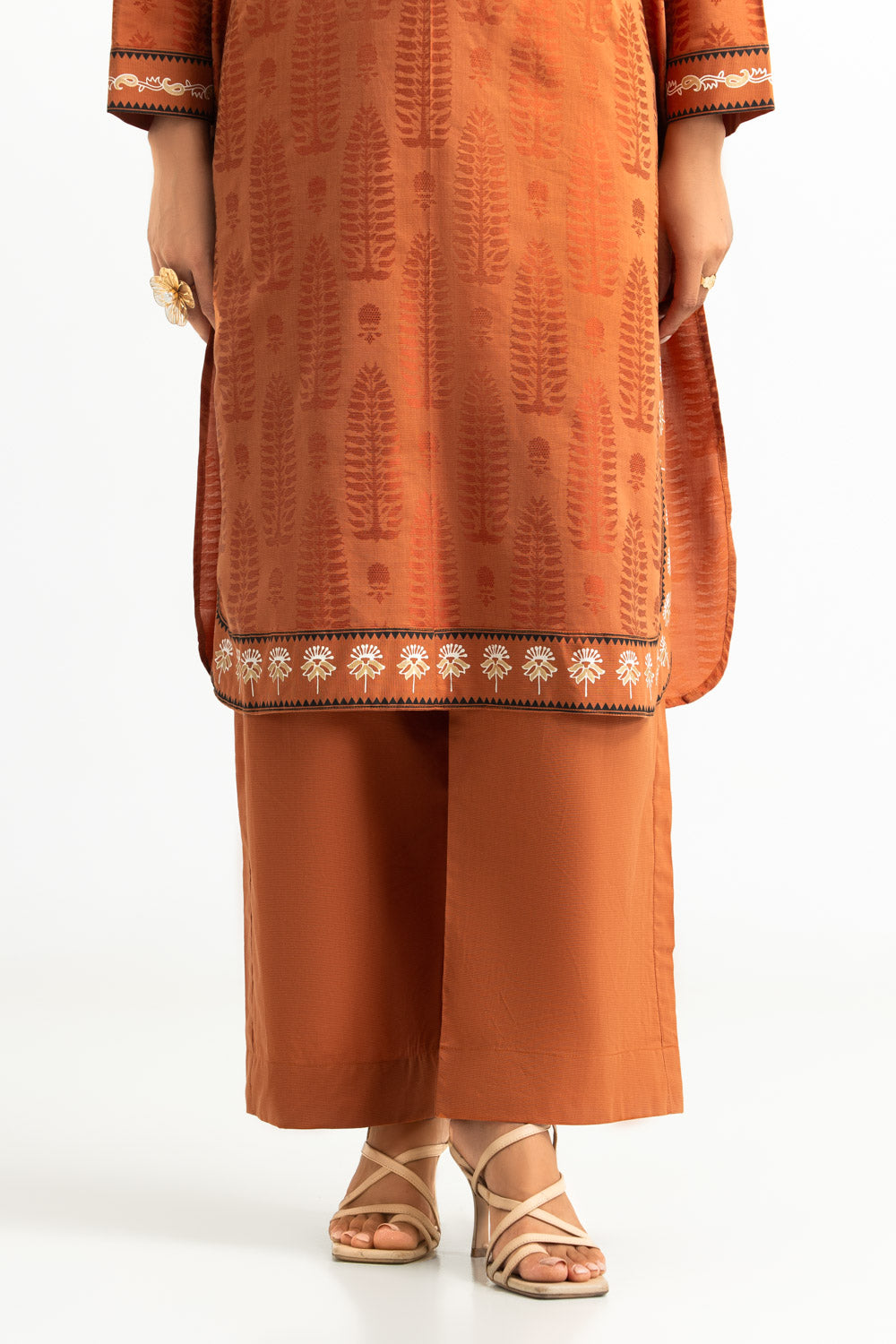 3PC Jacquard Printed Suit