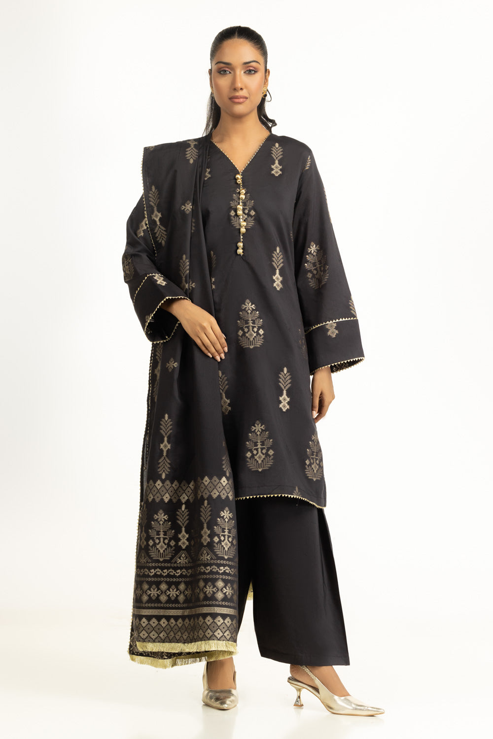 3PC Jacquard Suit IUSTKSD-1426