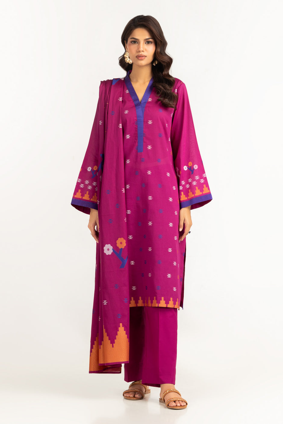 3PC Jacquard Suit