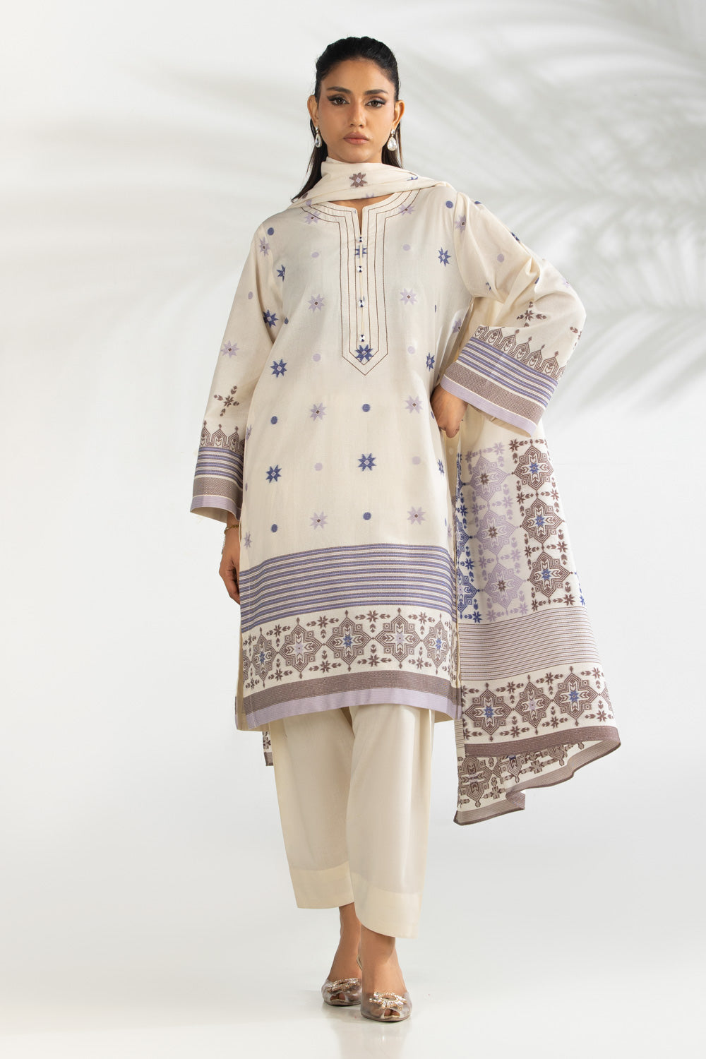 3PC Jacquard Suit IUSTKSD-2237