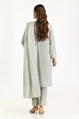 3PC Jacquard Suit With Embroidered IUSTKSD-1081