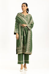 3PC Karandi Embroidered Suit IUSTKSD-1198