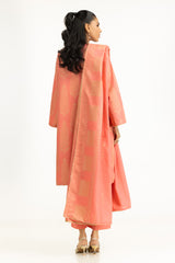 3PC Karandi Jacquard Embroidered Suit IUSTKSD-1255