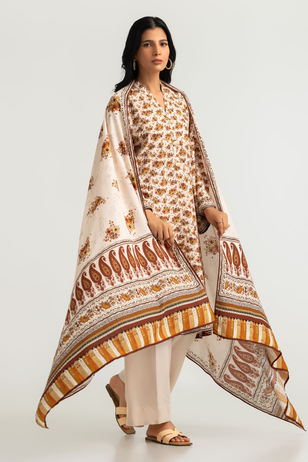 3PC Karandi Printed Suit