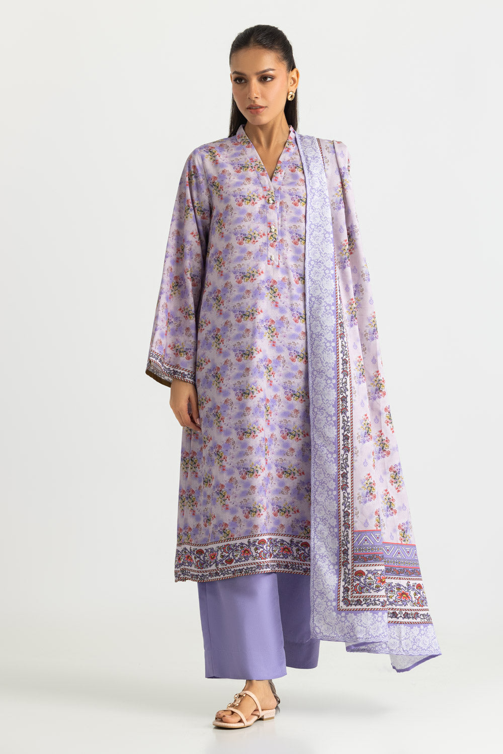 3PC Karandi Printed Suit