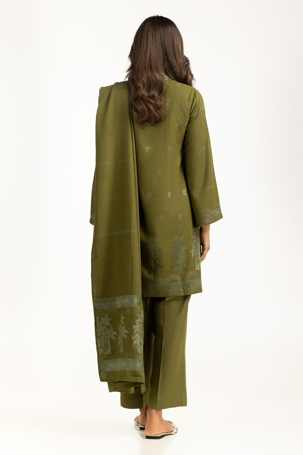 3PC Karandi Valvet Jacquard Suit IUSTKSD-1172