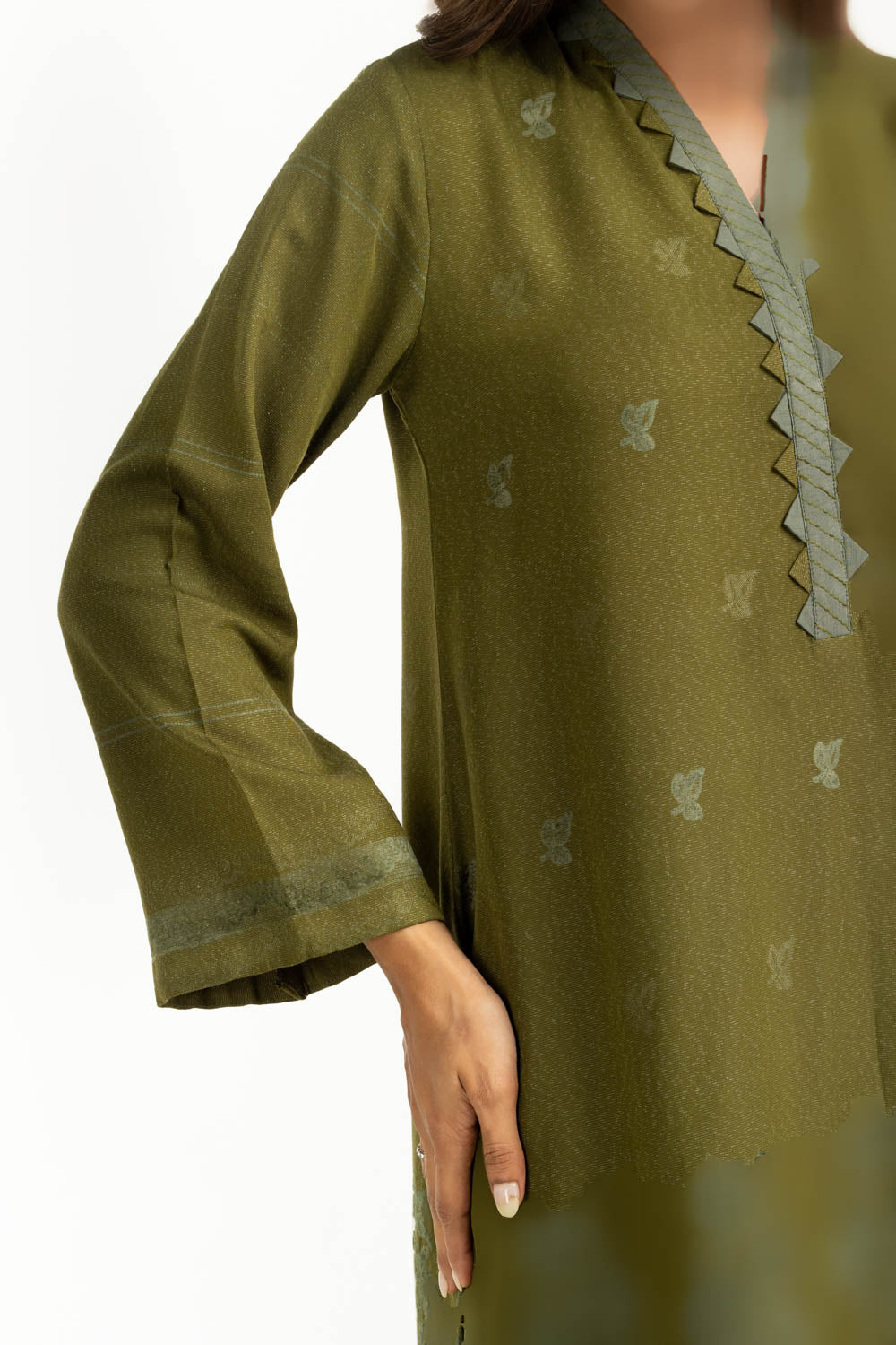3PC Karandi Valvet Jacquard Suit IUSTKSD-1172
